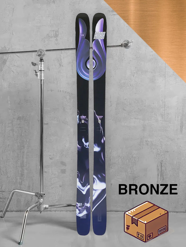 Dame Allmountain / twintip inklusiv skistave / BRONZE pakke