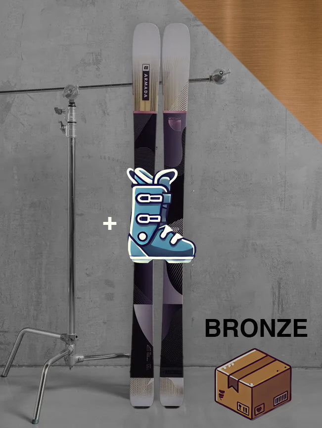 Dame Carving ski inklusiv skistave / BRONZE pakke