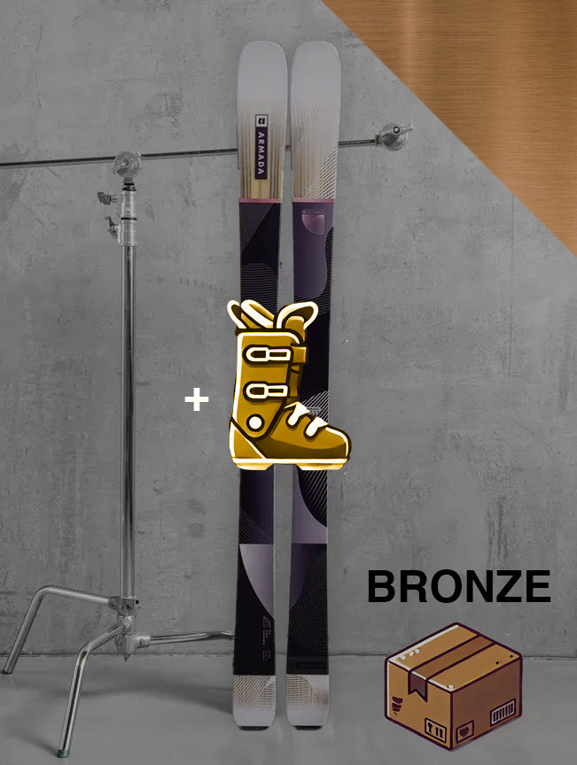 Dame Carving ski inklusiv skistave / BRONZE pakke