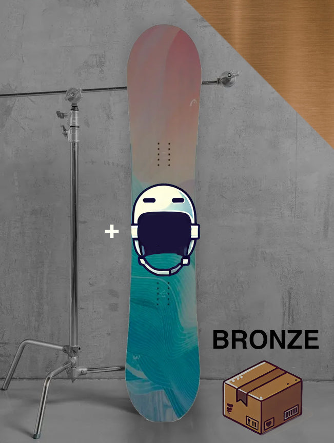 Dame allmountain snowboard inklusiv bindinger / BRONZE pakke