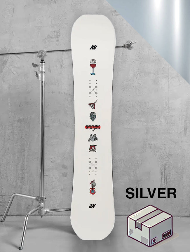 Dame allmountain snowboard inklusiv bindinger / SØLV pakke