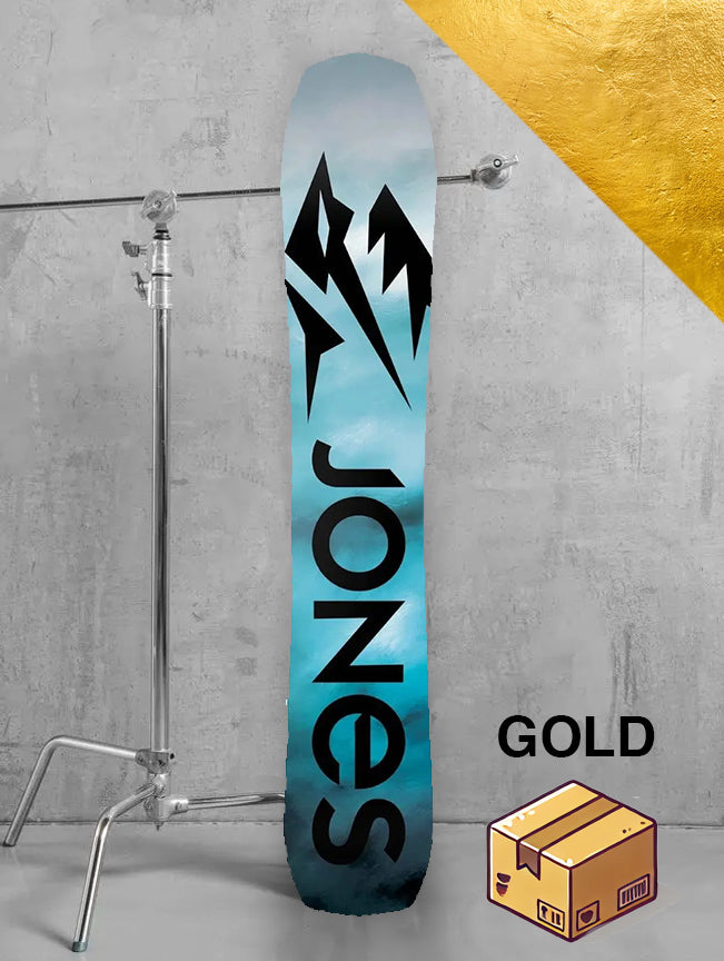 Dame backcountry snowboard inklusiv bindinger / GULD pakke