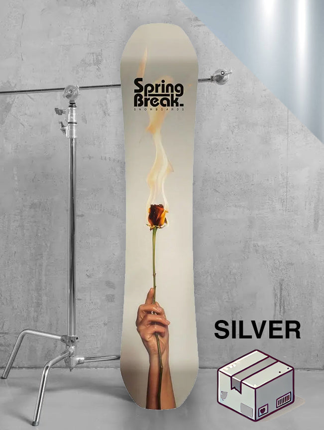 Dame Backcountry snowboard inklusiv bindinger / SØLV pakke