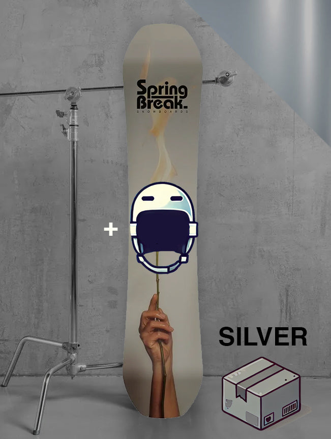 Dame Backcountry snowboard inklusiv bindinger / SØLV pakke