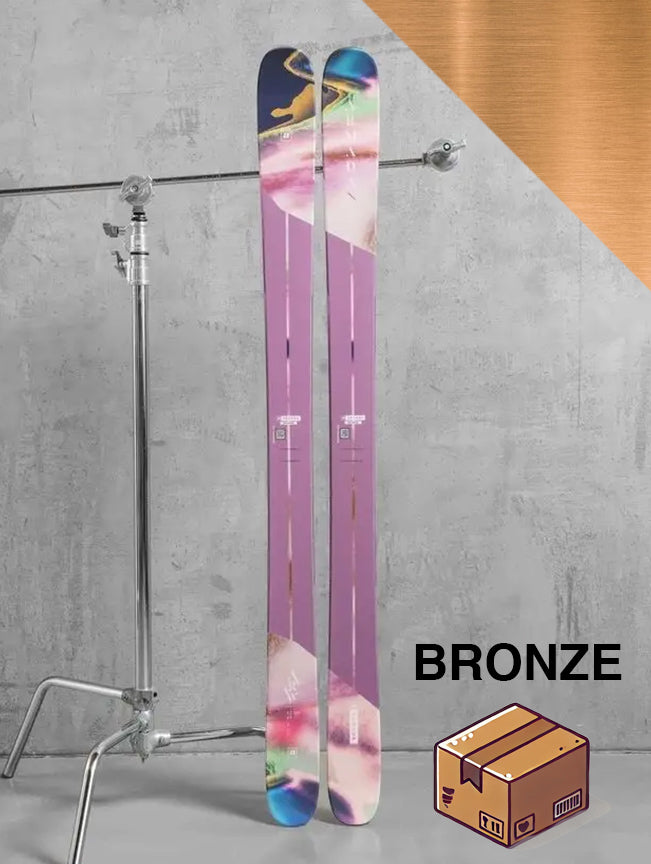Dame Freestyle / twintip ski inklusiv skistave / BRONZE pakke