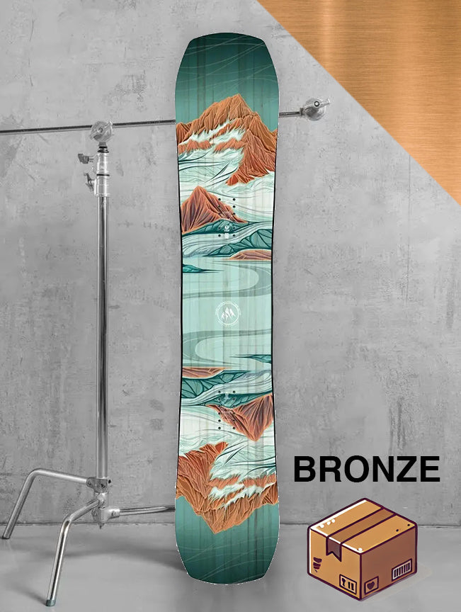 Herre allmountain snowboard inklusiv bindinger / BRONZE pakke
