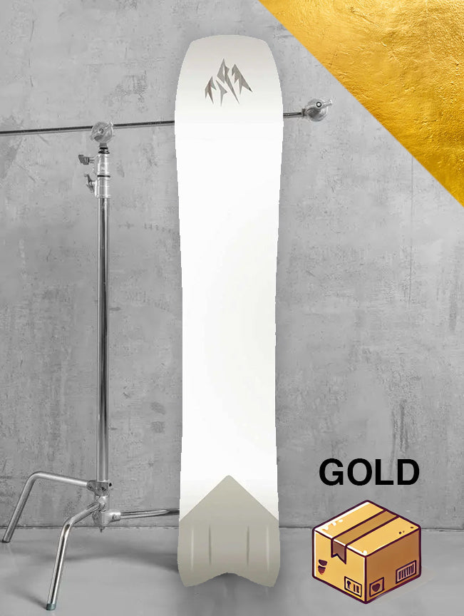 Herre backcountry snowboard inklusiv bindinger / GULD pakke