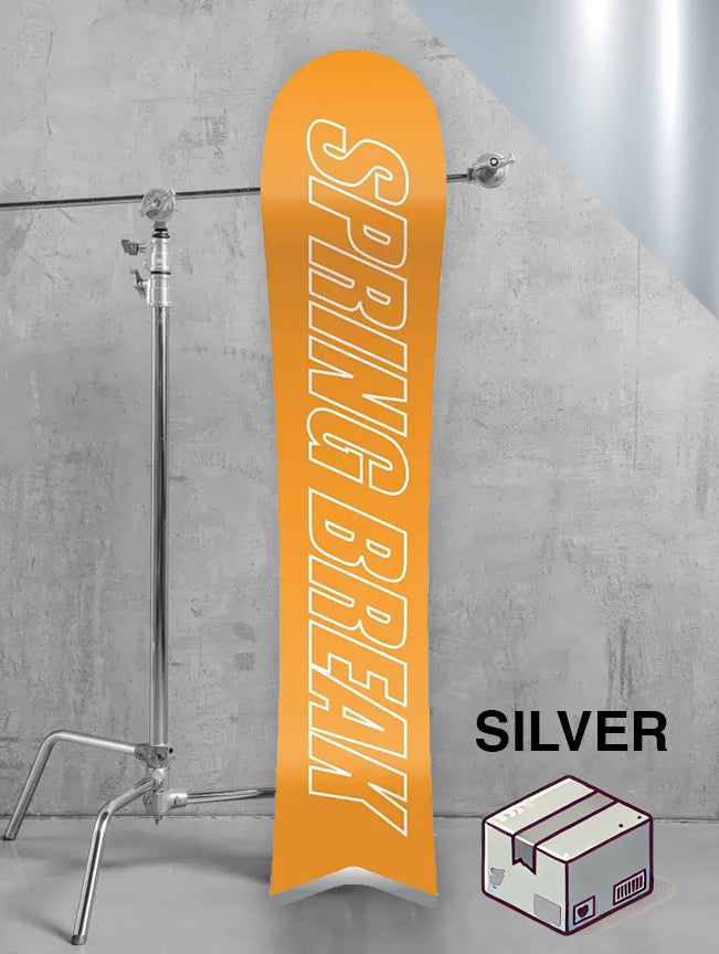 Herre Backcountry snowboard inklusiv bindinger / SØLV pakke