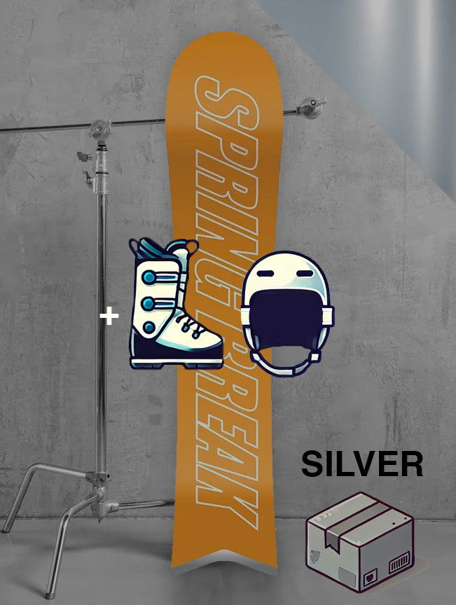 Herre Backcountry snowboard inklusiv bindinger / SØLV pakke