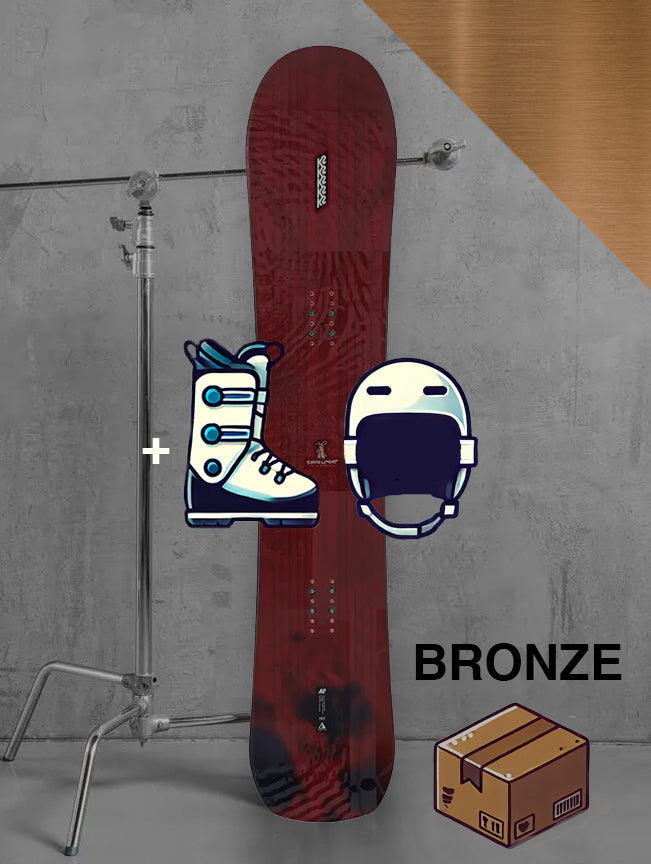 Dame piste snowboard inklusiv bindinger / BRONZE pakke