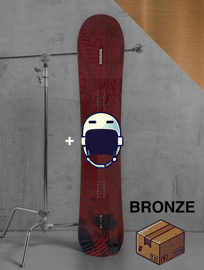 Dame piste snowboard inklusiv bindinger / BRONZE pakke