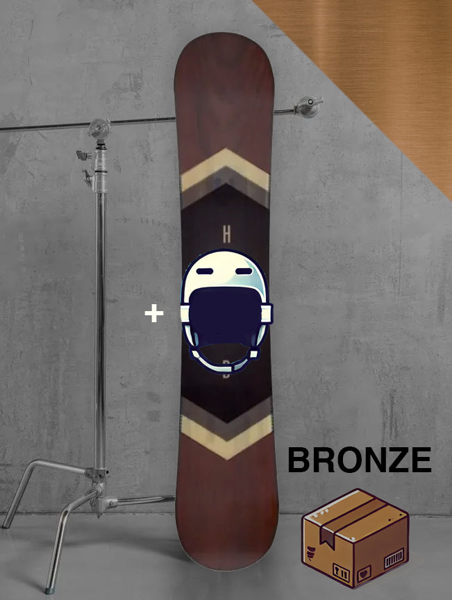 Herre piste snowboard inklusiv bindinger / BRONZE pakke