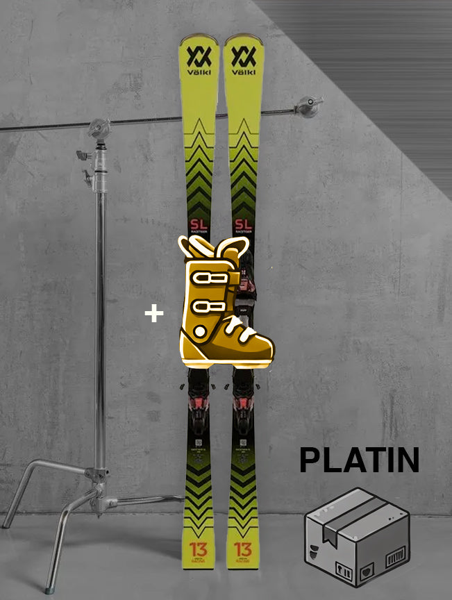 Herre race ski inklusiv skistave / PLATIN pakke