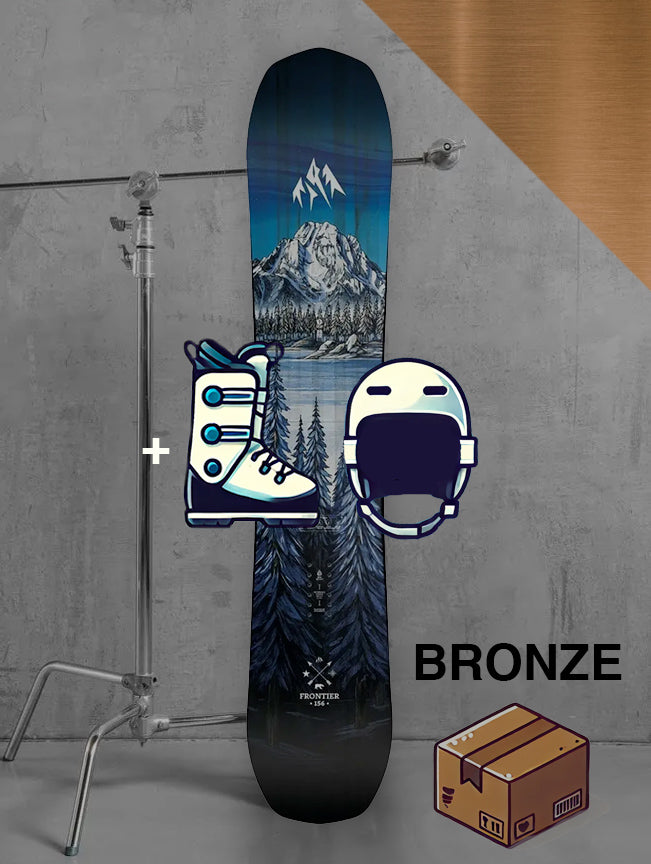 Dame park snowboard inklusiv bindinger / BRONZE pakke
