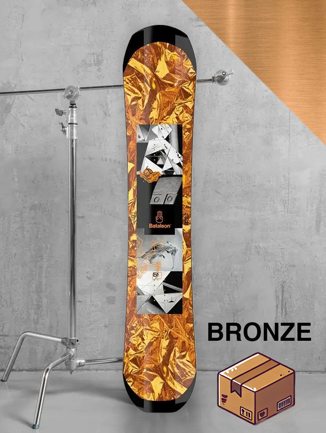 Herre park snowboard inklusiv bindinger / BRONZE pakke