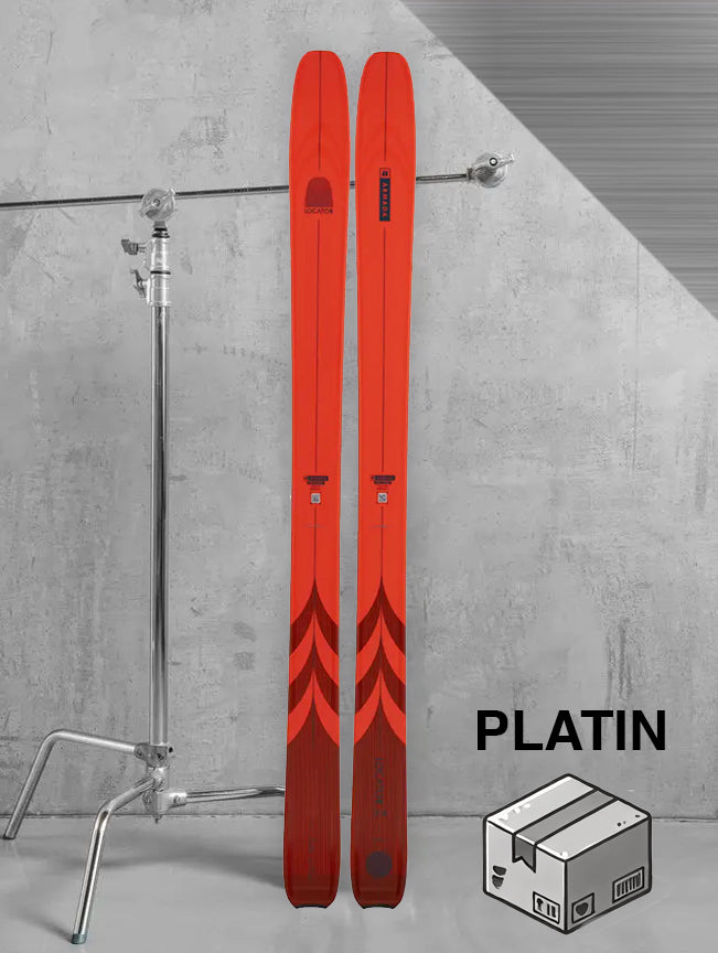 Dame touring ski inklusiv skistave og skind / PLATIN pakke