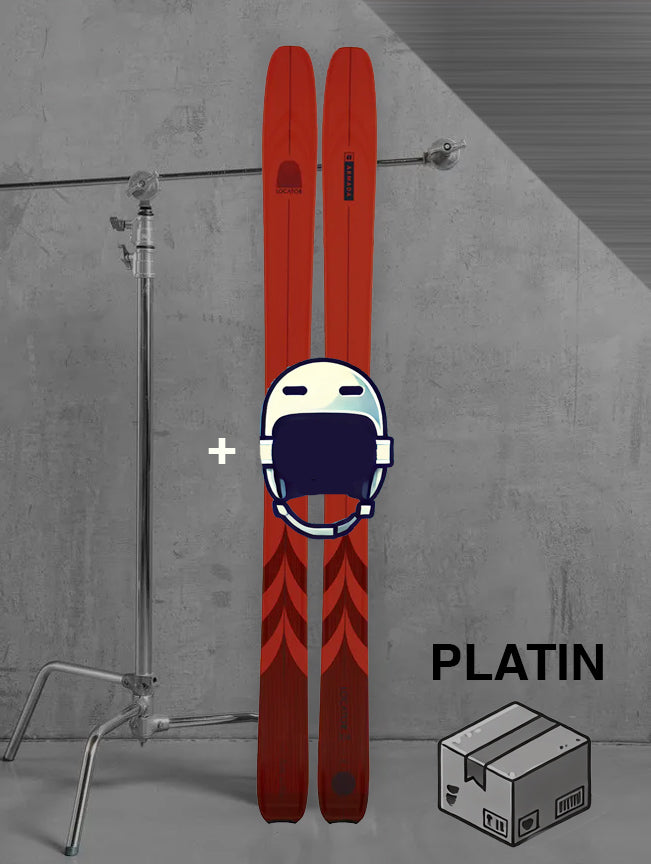 Dame touring ski inklusiv skistave og skind / PLATIN pakke