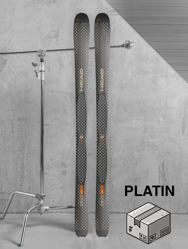 Herre touring ski inklusiv skistave og skind / PLATIN pakke
